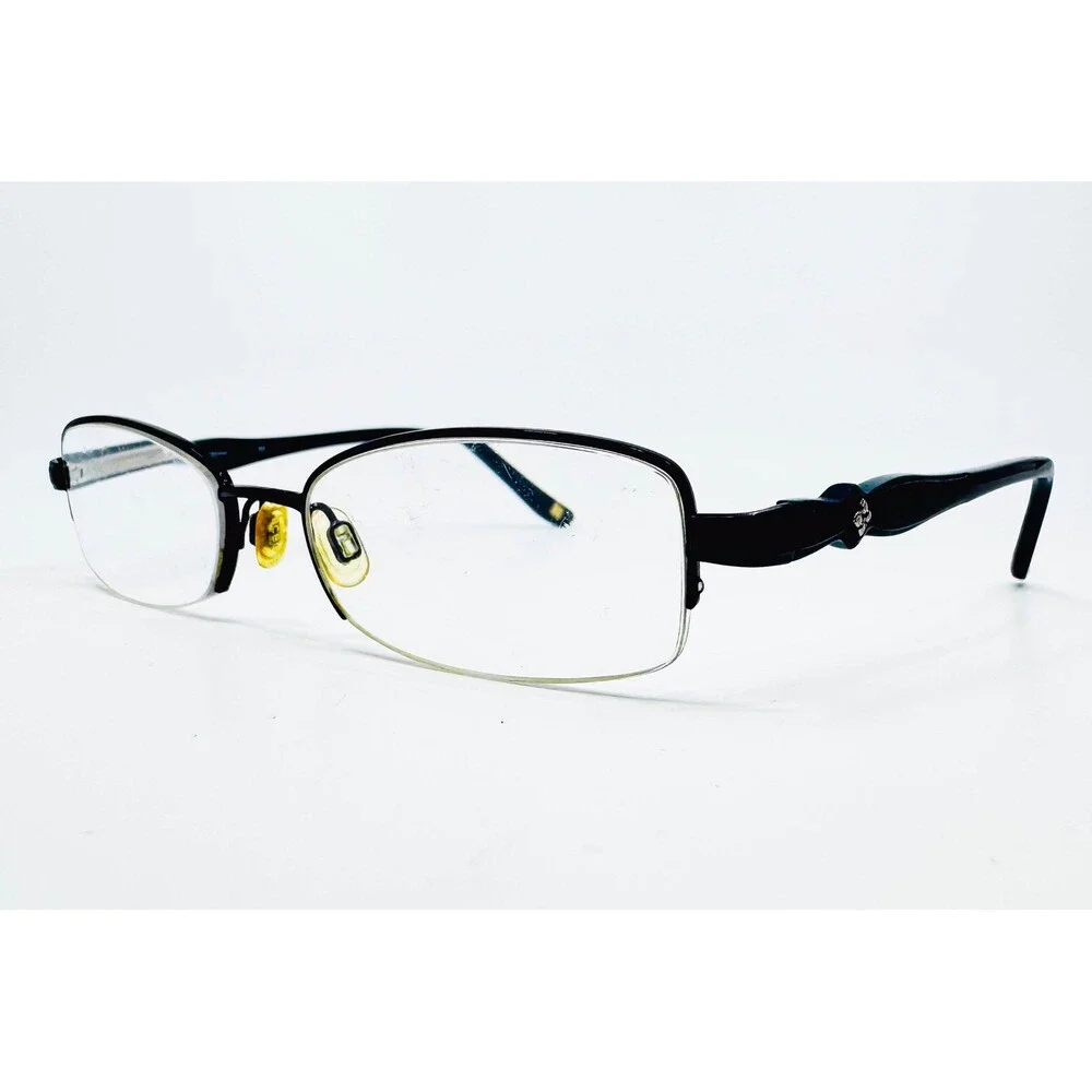 BCBGMAXAZRIA Eyeglasses Womens Purple Belinda Semi-Rimless 50-17-130
